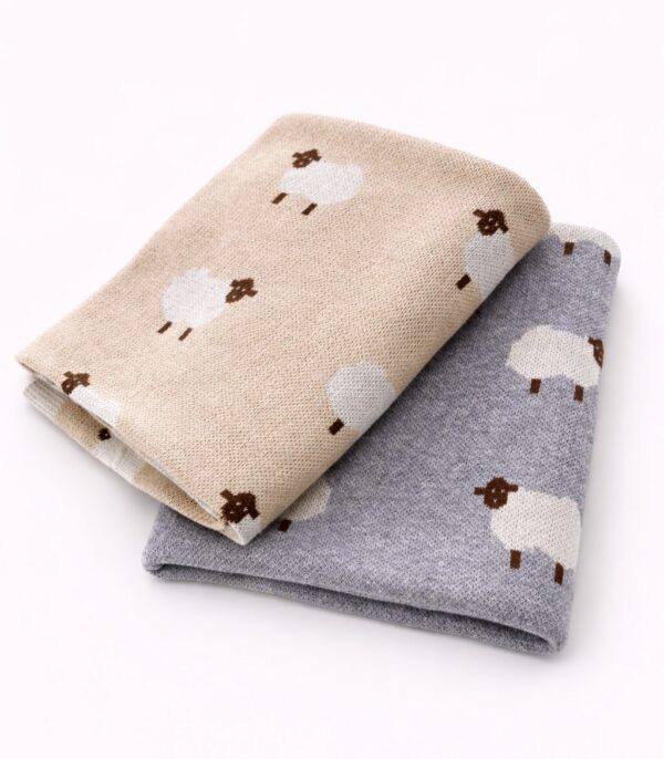 Плед з принтом овечок